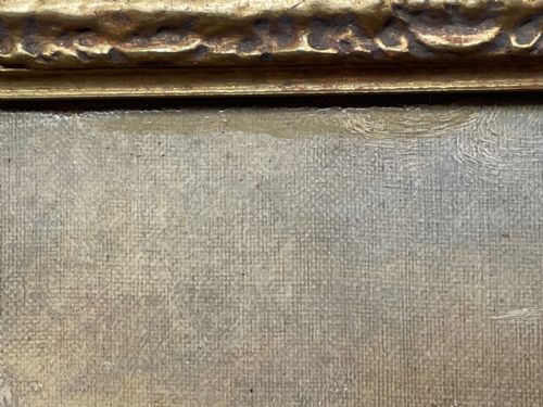 19TH CENTURY OIL PAINTING BAY HUNTER HORSE BY CLAUDE LORRAINE FERNELEY - ADDITIONAL PHOTO 20