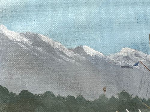 OIL PAINTING RMS EMPRESS OF JAPAN LINER SHIP BY JOHN ROWAN DOMINY - ADDITIONAL PHOTO 16