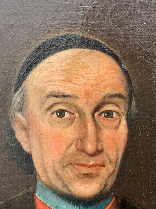 HUGE OLD MASTER ITALIAN OIL PAINTING PORTRAIT OF POPE CLEMENT XIII - ADDITIONAL PHOTO 1