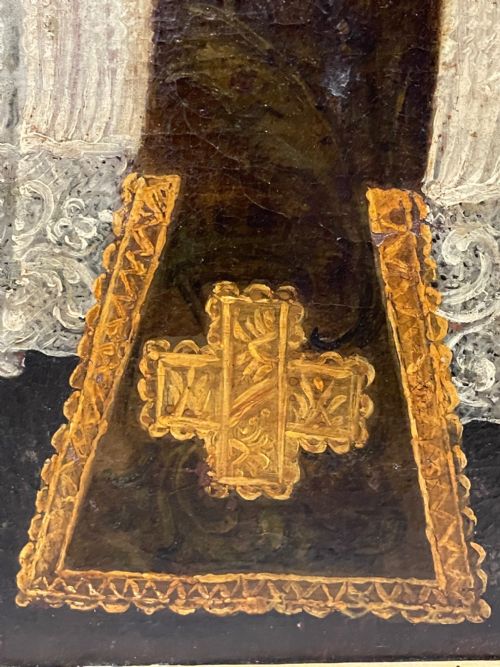 HUGE OLD MASTER ITALIAN OIL PAINTING PORTRAIT OF POPE CLEMENT XIII - ADDITIONAL PHOTO 2