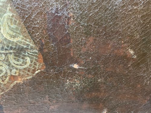 HUGE OLD MASTER ITALIAN OIL PAINTING PORTRAIT OF POPE CLEMENT XIII - ADDITIONAL PHOTO 23