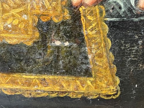 HUGE OLD MASTER ITALIAN OIL PAINTING PORTRAIT OF POPE CLEMENT XIII - ADDITIONAL PHOTO 26