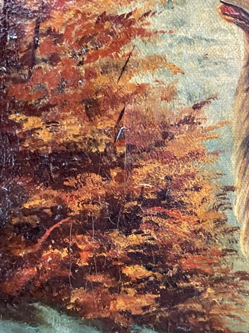 PAIR OIL PAINTINGS PORTRAIT MONARCHS OF GLEN DEER STAGS IN HIGHLANDS - ADDITIONAL PHOTO 23