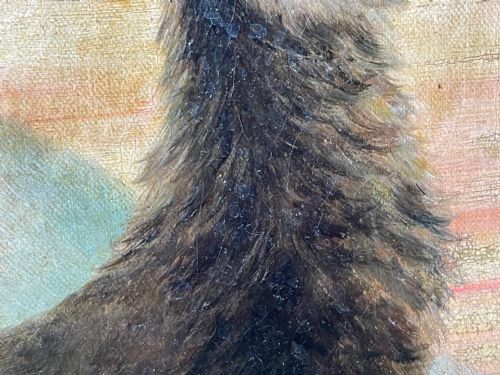 PAIR OIL PAINTINGS PORTRAIT MONARCHS OF GLEN DEER STAGS IN HIGHLANDS - ADDITIONAL PHOTO 28