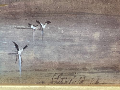 OIL PAINTING BONNIE CROSSING TO SKYE CLARKSON FREDERICK STANFIELD RA - ADDITIONAL PHOTO 6