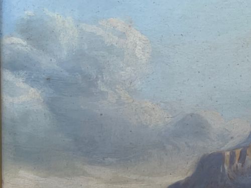 OIL PAINTING BONNIE CROSSING TO SKYE CLARKSON FREDERICK STANFIELD RA - ADDITIONAL PHOTO 10