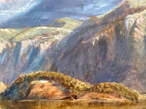 OIL PAINTING BONNIE CROSSING TO SKYE CLARKSON FREDERICK STANFIELD RA - ADDITIONAL PHOTO 14