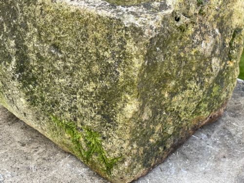 GEORGIAN CARVED STONE GARDEN TROUGH PLANTER - ADDITIONAL PHOTO 12