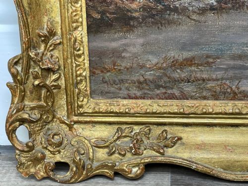 OIL PAINTING SCOTTISH HIGHLANDS GLENCOE BY EDWIN ALFRED PETTITT - ADDITIONAL PHOTO 10