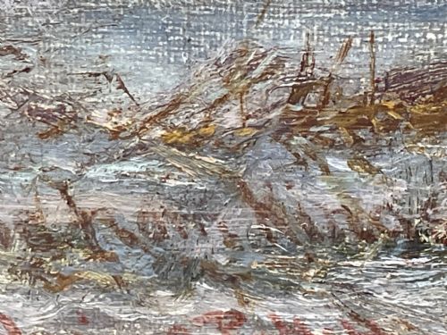 OIL PAINTING SCOTTISH HIGHLANDS GLENCOE BY EDWIN ALFRED PETTITT - ADDITIONAL PHOTO 14