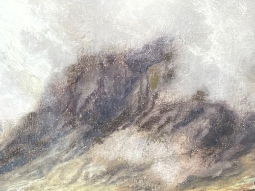 OIL PAINTING SCOTTISH HIGHLANDS GLENCOE BY EDWIN ALFRED PETTITT - ADDITIONAL PHOTO 16
