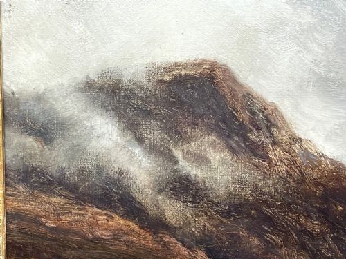 OIL PAINTING SCOTTISH HIGHLANDS GLENCOE BY EDWIN ALFRED PETTITT - ADDITIONAL PHOTO 18