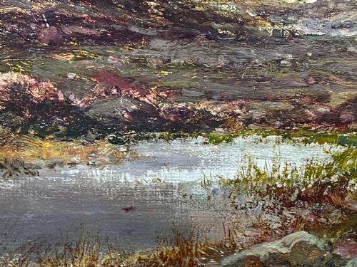 OIL PAINTING SCOTTISH HIGHLANDS GLENCOE BY EDWIN ALFRED PETTITT - ADDITIONAL PHOTO 22