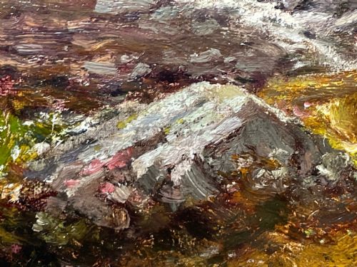 OIL PAINTING SCOTTISH HIGHLANDS GLENCOE BY EDWIN ALFRED PETTITT - ADDITIONAL PHOTO 25