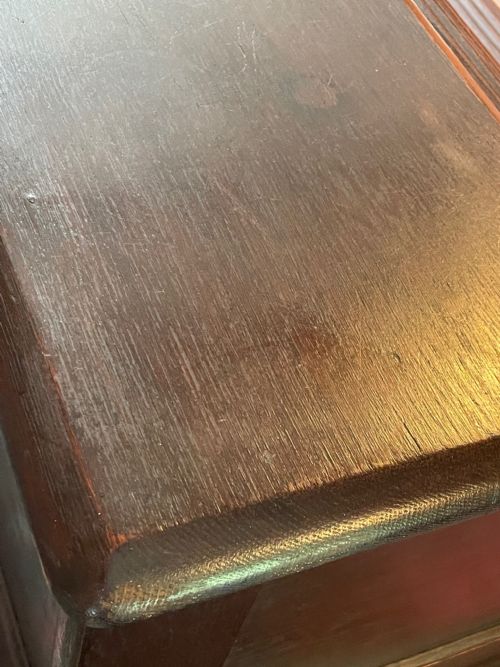 EDWARDIAN GLOBE WERNICKE OAK ROLL TOP OFFICE DESK - ADDITIONAL PHOTO 10