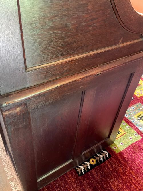 EDWARDIAN GLOBE WERNICKE OAK ROLL TOP OFFICE DESK - ADDITIONAL PHOTO 11