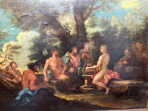 BAROQUE OIL PAINTING APOLLO AND MARSYAS KING MIDAS JUDGES MUSICAL CONTEST - ADDITIONAL PHOTO 15