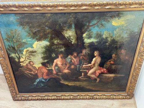 BAROQUE OIL PAINTING APOLLO AND MARSYAS KING MIDAS JUDGES MUSICAL CONTEST - ADDITIONAL PHOTO 16