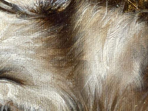 VICTORIAN OIL PAINTING 3 TERRIER DOGS A SHARP LOOKOUT BY EDWARD ARMFIELD - ADDITIONAL PHOTO 26