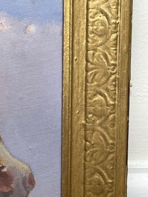 OIL PAINTING ROYALTY KING EDWARD VIII HUNTING BY GEOFFREY MORTIMER - ADDITIONAL PHOTO 6