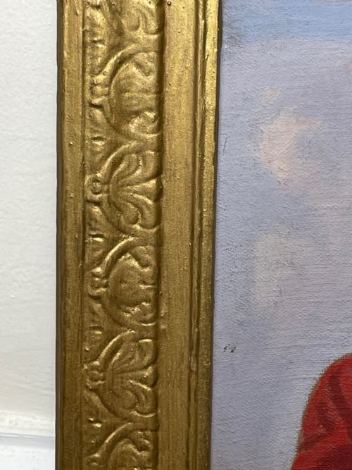 OIL PAINTING ROYALTY KING EDWARD VIII HUNTING BY GEOFFREY MORTIMER - ADDITIONAL PHOTO 7