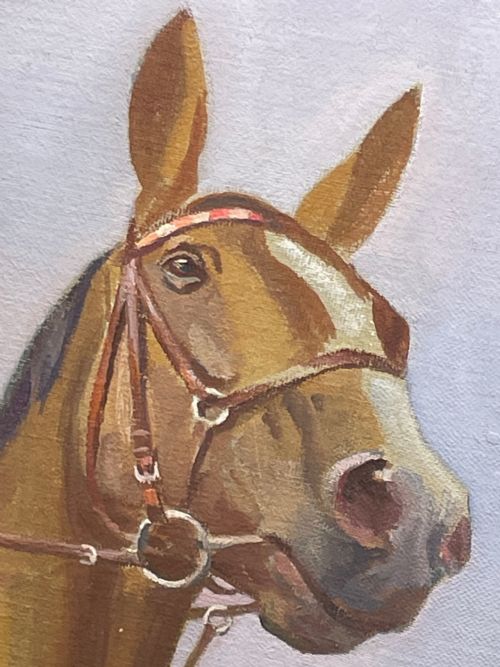 OIL PAINTING ROYALTY KING EDWARD VIII HUNTING BY GEOFFREY MORTIMER - ADDITIONAL PHOTO 17