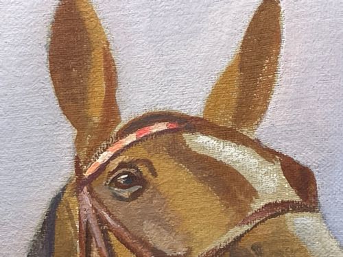 OIL PAINTING ROYALTY KING EDWARD VIII HUNTING BY GEOFFREY MORTIMER - ADDITIONAL PHOTO 19