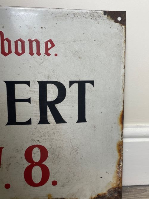 ENAMEL LONDON BOROUGH OF ST MARYLEBONE PRINCE ALBERT ROAD SIGN NW8 - ADDITIONAL PHOTO 4