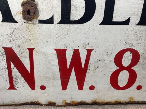 ENAMEL LONDON BOROUGH OF ST MARYLEBONE PRINCE ALBERT ROAD SIGN NW8 - ADDITIONAL PHOTO 13