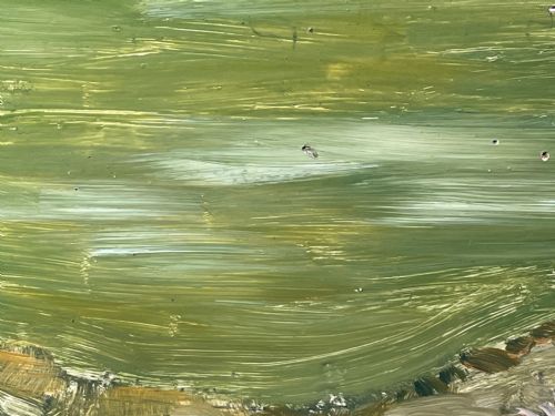 SCOTTISH OIL PAINTING GOLF CLUB CARNOUSTIE BY JAMES TORRINGTON BELL - ADDITIONAL PHOTO 29