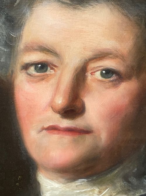 ENGLISH LARGE 19TH CENTURY PORTRAIT SEATED LADY BY JOHN MAYER COLLIER OBE RP - ADDITIONAL PHOTO 2