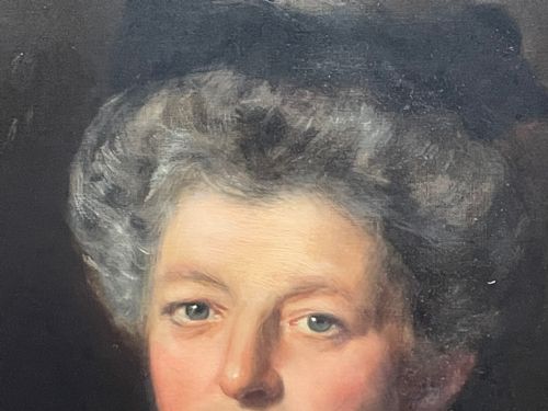 ENGLISH LARGE 19TH CENTURY PORTRAIT SEATED LADY BY JOHN MAYER COLLIER OBE RP - ADDITIONAL PHOTO 22