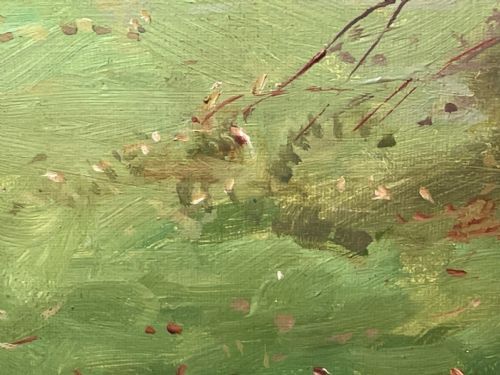 HUNTING OIL PAINTING HORSE RIDER SIGNED BASIL NIGHTINGALE - ADDITIONAL PHOTO 15