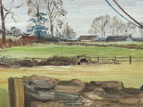 BRITISH EQUINE OIL PAINTING HORSE LORDSWOOD PORTRAIT STANDING PROUD - ADDITIONAL PHOTO 14