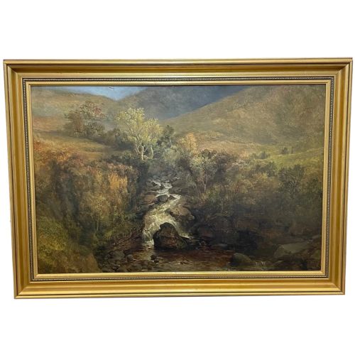 19th century oil painting nr betwsycoed attrib thomas creswick ra - CATEGORY: ANTIQUE ART - DATED 19TH CENTURY