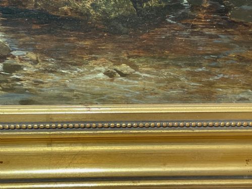 19TH CENTURY OIL PAINTING NR BETWSYCOED ATTRIB THOMAS CRESWICK RA - ADDITIONAL PHOTO 5