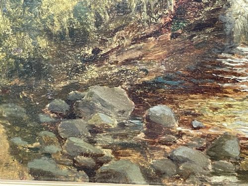 19TH CENTURY OIL PAINTING NR BETWSYCOED ATTRIB THOMAS CRESWICK RA - ADDITIONAL PHOTO 8