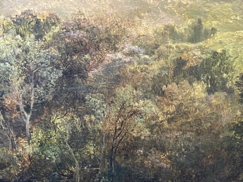 19TH CENTURY OIL PAINTING NR BETWSYCOED ATTRIB THOMAS CRESWICK RA - ADDITIONAL PHOTO 10