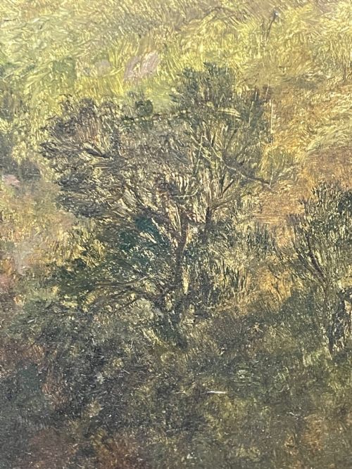 19TH CENTURY OIL PAINTING NR BETWSYCOED ATTRIB THOMAS CRESWICK RA - ADDITIONAL PHOTO 12