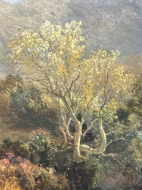 19TH CENTURY OIL PAINTING NR BETWSYCOED ATTRIB THOMAS CRESWICK RA - ADDITIONAL PHOTO 14