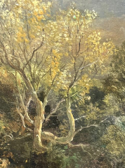 19TH CENTURY OIL PAINTING NR BETWSYCOED ATTRIB THOMAS CRESWICK RA - ADDITIONAL PHOTO 15