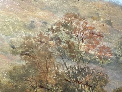 19TH CENTURY OIL PAINTING NR BETWSYCOED ATTRIB THOMAS CRESWICK RA - ADDITIONAL PHOTO 19