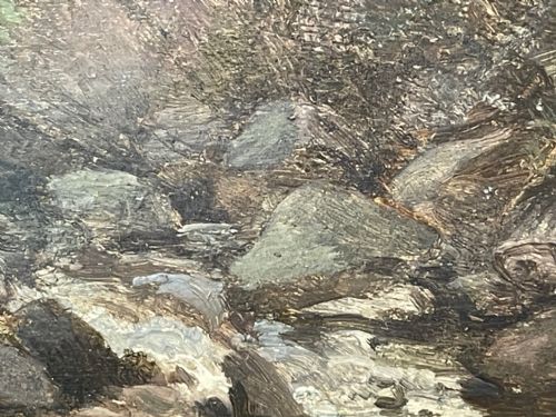 19TH CENTURY OIL PAINTING NR BETWSYCOED ATTRIB THOMAS CRESWICK RA - ADDITIONAL PHOTO 29