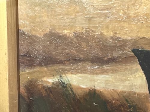OIL PAINTING CATCH OF THE DAY TROUT FISH BY JOHN BUCKNELL RUSSELL - ADDITIONAL PHOTO 22