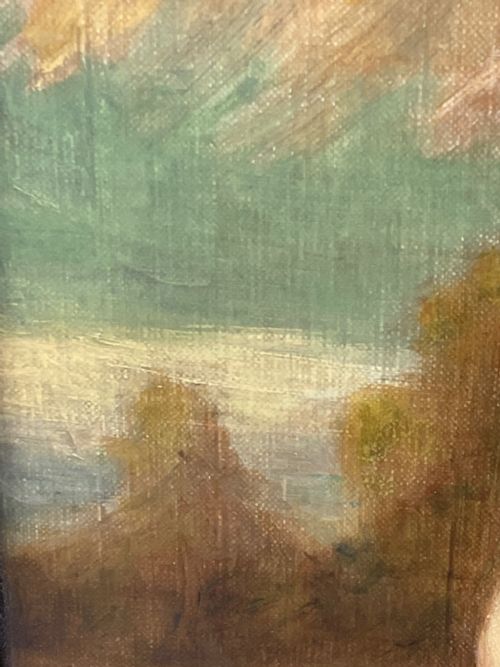 OIL PAINTING PORTRAIT ANNE BOWESLYON SIGNED HARRY CLIFFORD PILSBURY - ADDITIONAL PHOTO 10