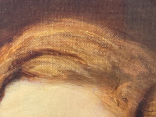 OIL PAINTING PORTRAIT ANNE BOWESLYON SIGNED HARRY CLIFFORD PILSBURY - ADDITIONAL PHOTO 13