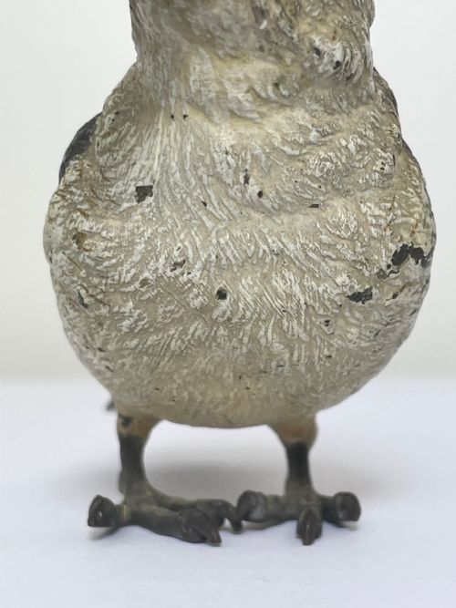 ANTIQUE AUSTRIAN COLD PAINTED BRONZE KOOKABURRA BIRD - ADDITIONAL PHOTO 12