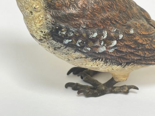 ANTIQUE AUSTRIAN COLD PAINTED BRONZE KOOKABURRA BIRD - ADDITIONAL PHOTO 18