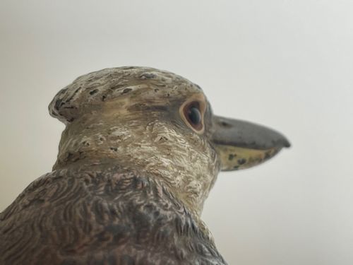 ANTIQUE AUSTRIAN COLD PAINTED BRONZE KOOKABURRA BIRD - ADDITIONAL PHOTO 25