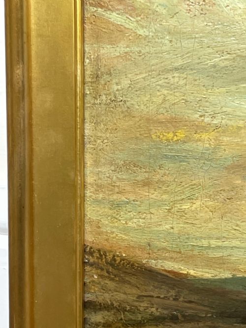 SCOTTISH SUNSET OVER A MOOR OIL PAINTING SIR JAMES LAWTON WINGATE - ADDITIONAL PHOTO 11